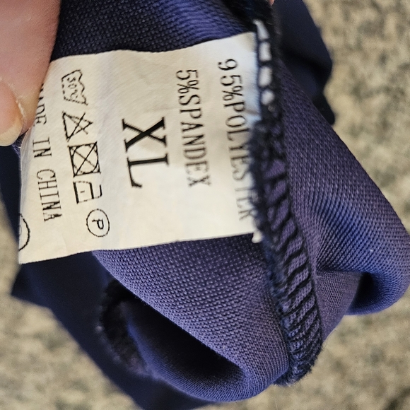 Navy jumpsuit, bling belt - Picture 5 of 5